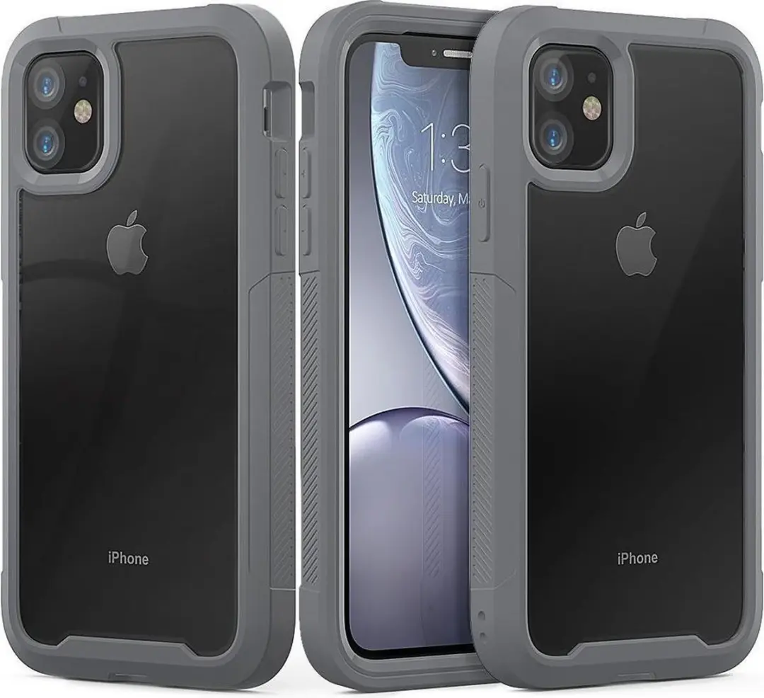 Selected Hoesje Hybride Full Protect iPhone 11 - Grijs