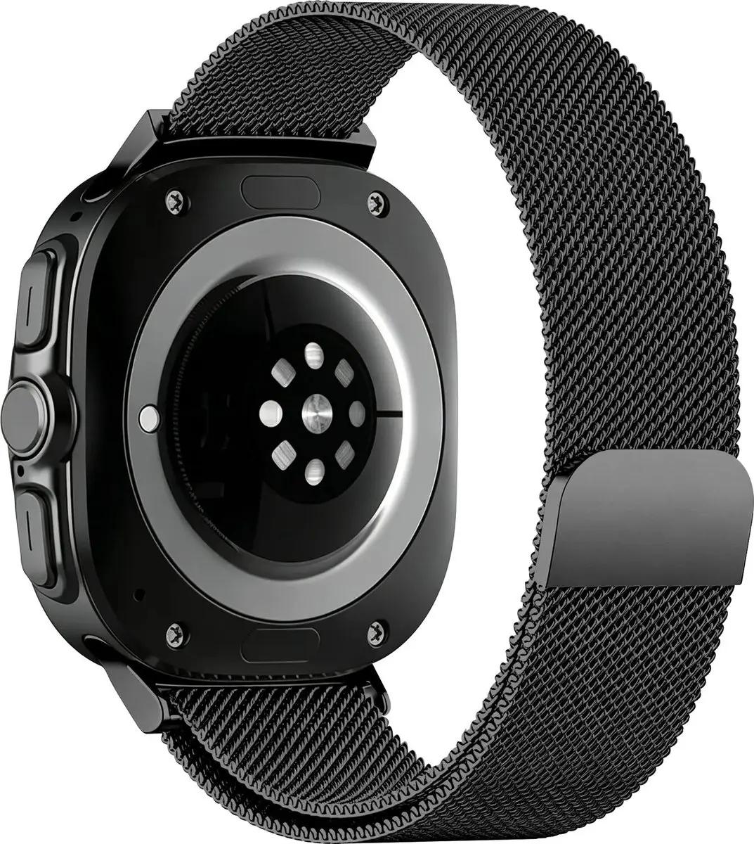 Selected SBG Universeel Galaxy Watch Ultra Horlogebandje - Zwart - afbeelding 6 van 6