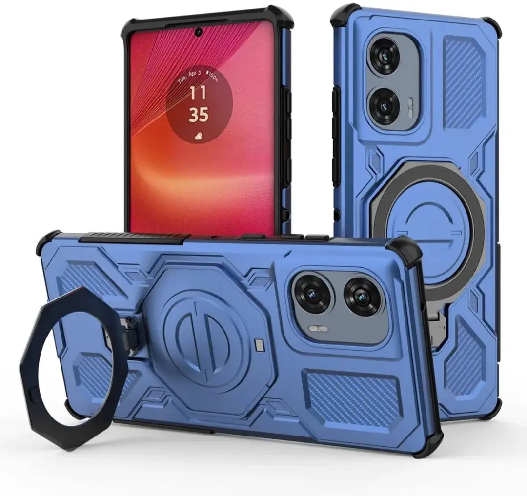 Selected Hoesje Motorola Edge 50 Fusion MagSafe Blauw