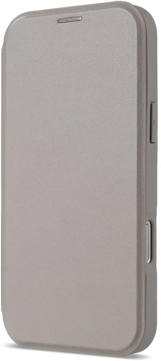 Selected Portemonnee Hoesje iPhone 17 Pro Max - MagSafe - 1 Pasje - Transparant/Beige