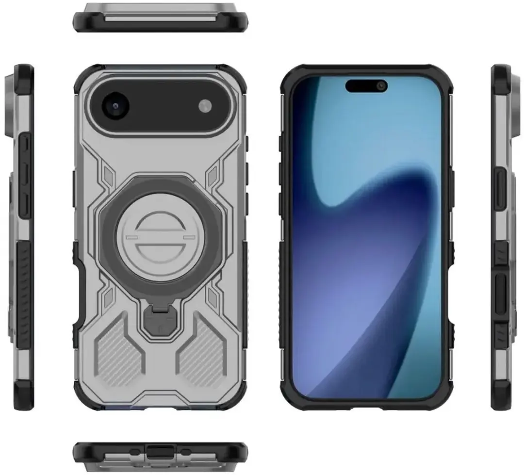 Selected Hoesje iPhone Air MagSafe Grijs - 360° Draaibare Stand - afbeelding 6 van 6