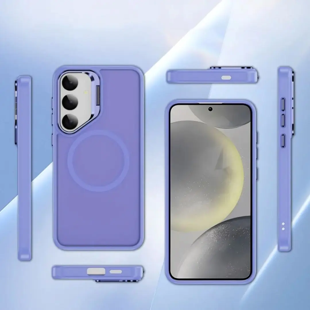 Selected Hoesje Samsung Galaxy S25 FE - MagSafe & Qi2 - Licht Paars