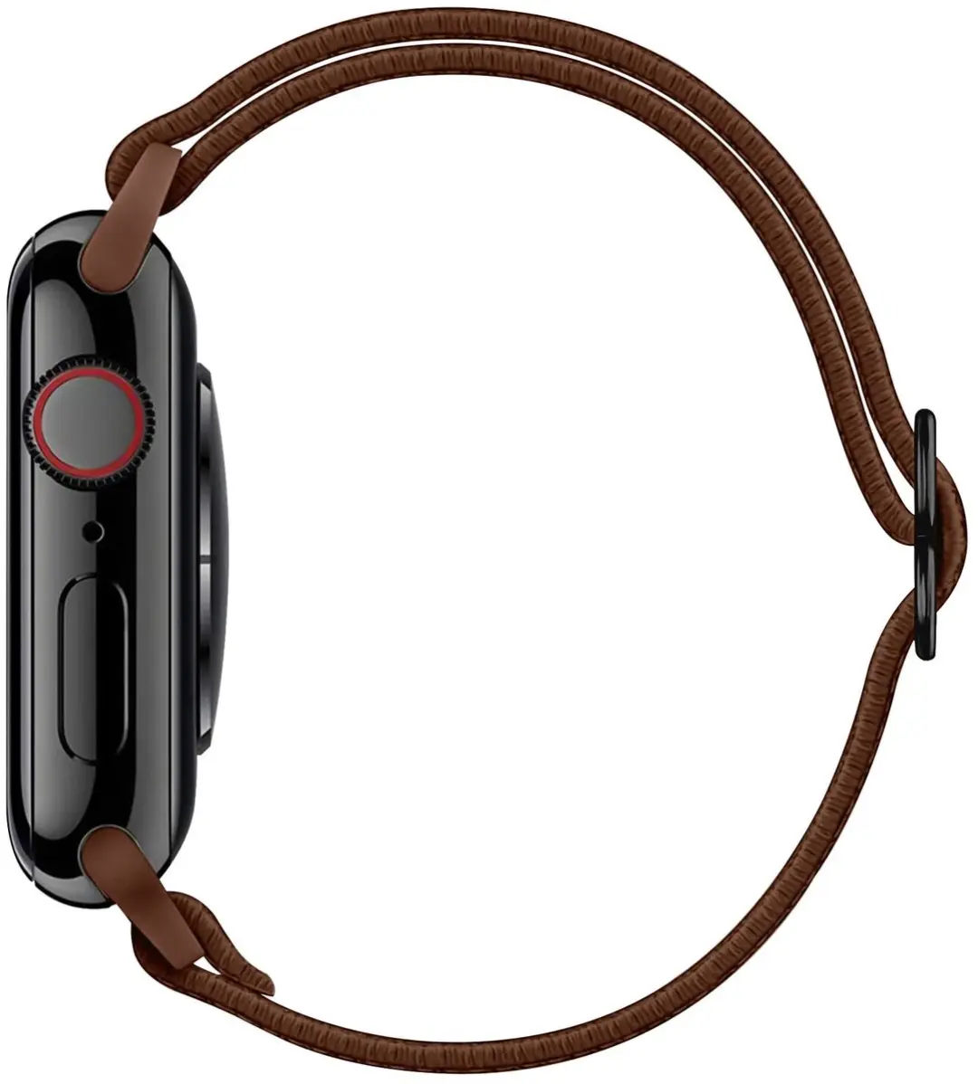 Selected SBG Nylon Horlogebandje Apple Watch - Bruin - 42/44/45/46/49mm - afbeelding 6 van 6