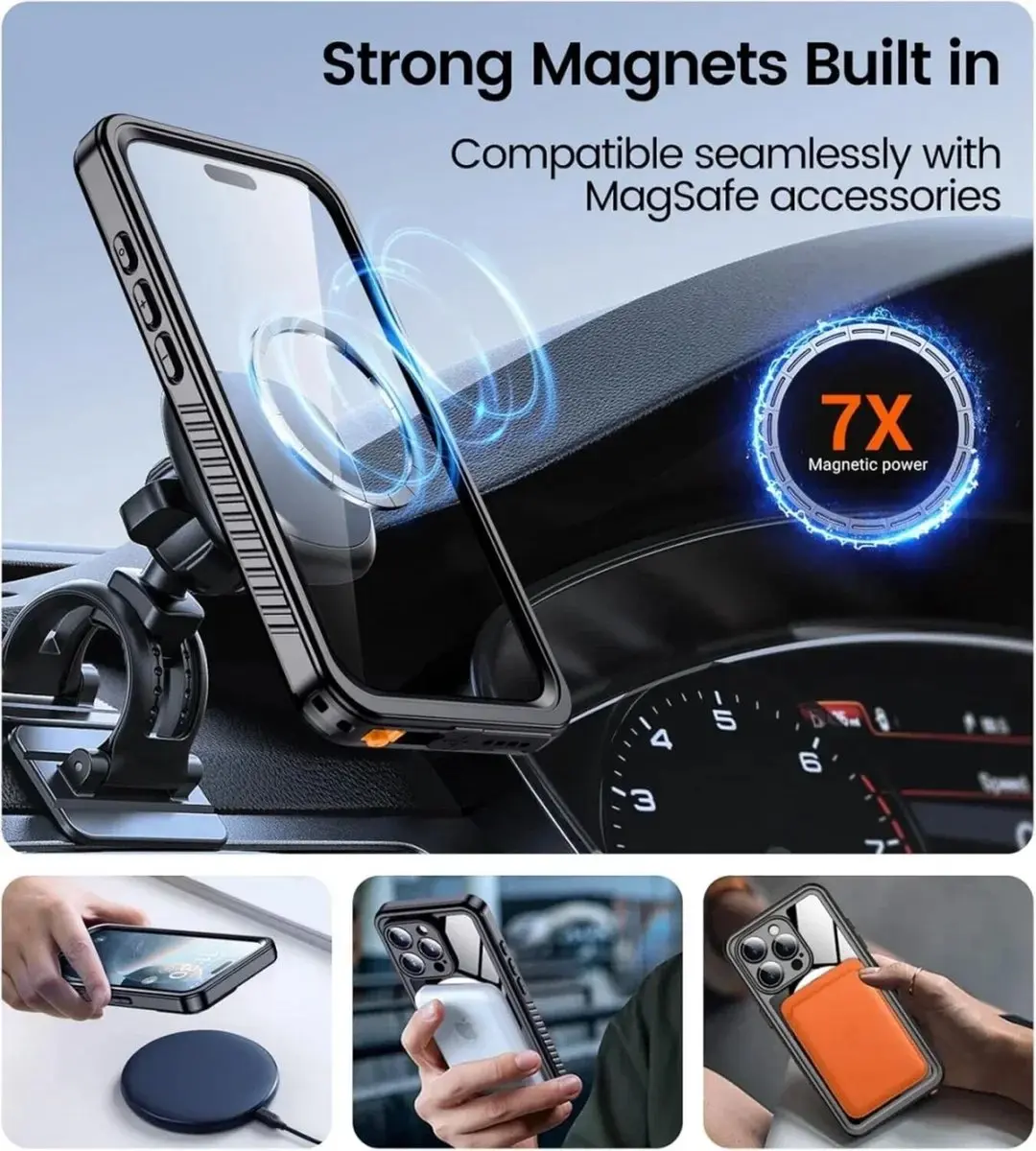 Selected SBG Outdoor Case iPhone 16 Pro Max - Waterdicht IP68 - MagSafe