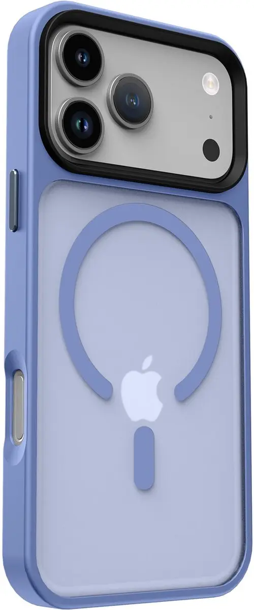 Selected iPhone Air Hoesje Mat - Blauw - MagSafe