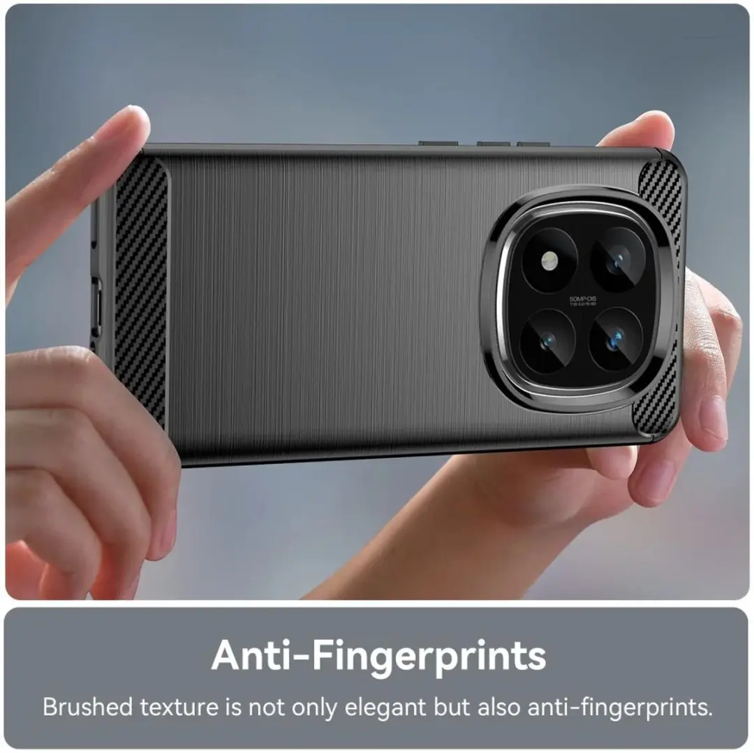 Selected TPU Hoesje Xiaomi Redmi Note 14 Pro - Zwart