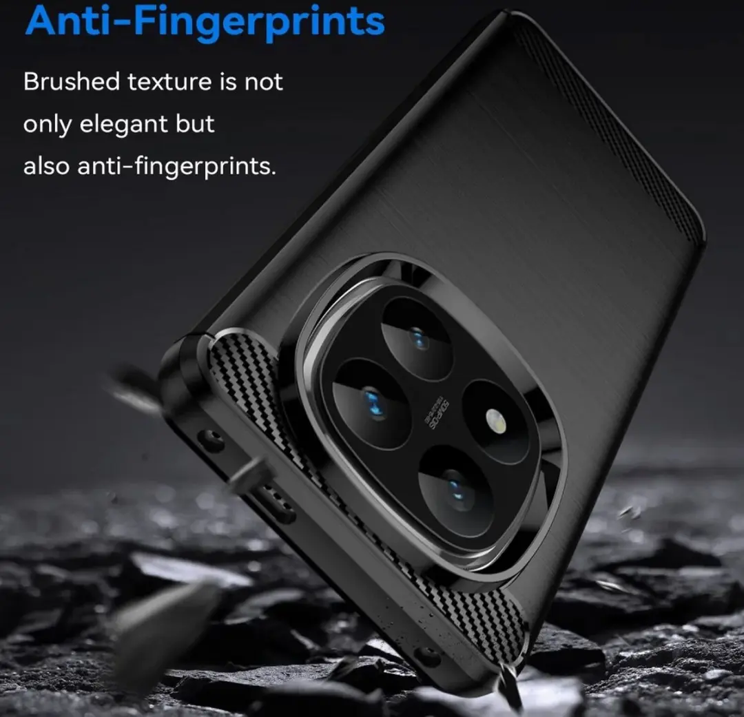 Selected TPU Hoesje Xiaomi Redmi Note 14 Pro - Zwart - afbeelding 6 van 6