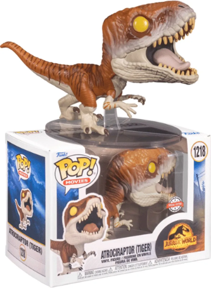 Funko Pop! Atrociraptor (Tiger) - Jurassic World 3 - Veelkleurig