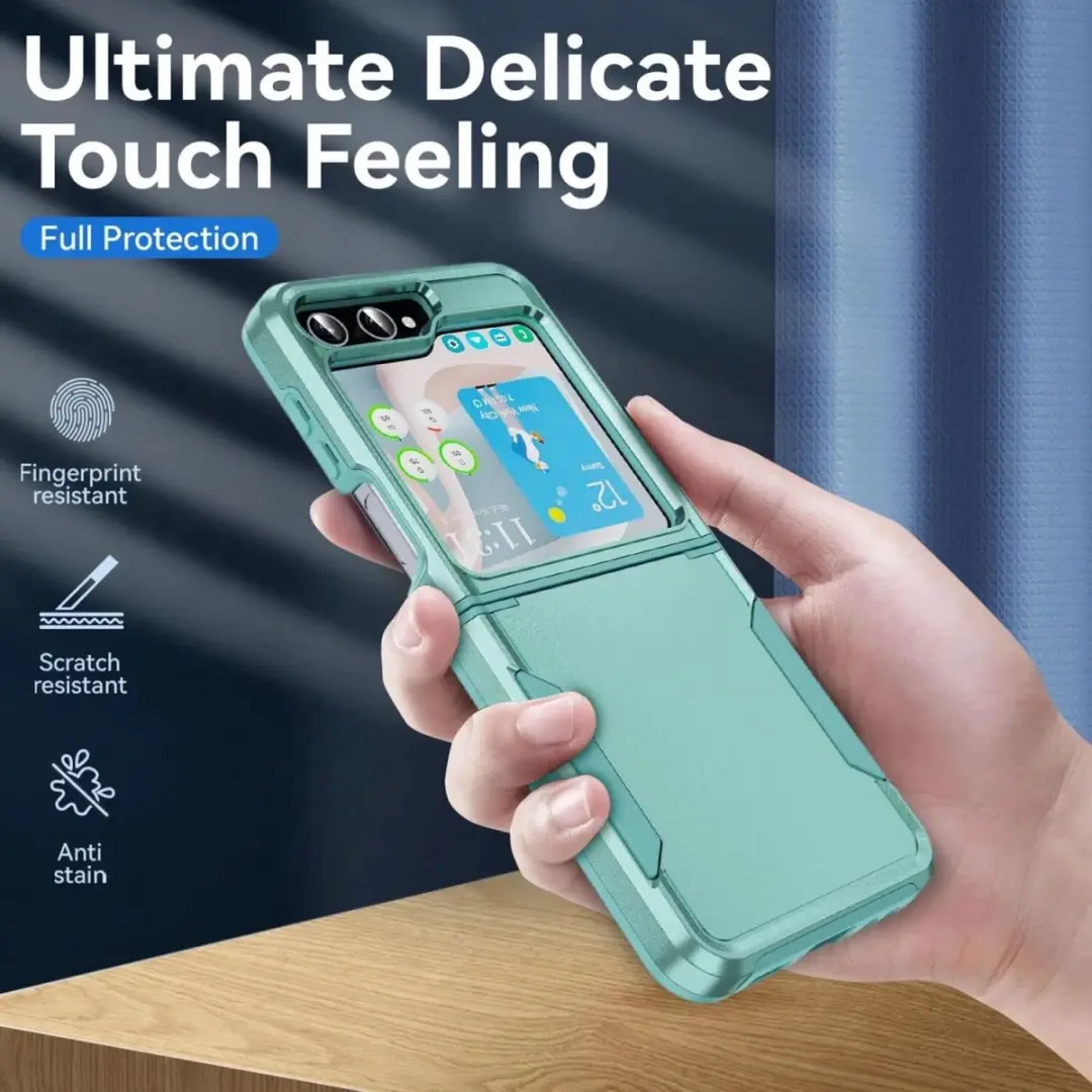 Selected Armor Back Cover Groen - Samsung Galaxy Z Flip 5