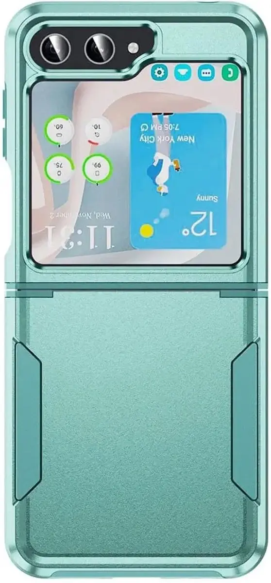 Selected Armor Back Cover Groen - Samsung Galaxy Z Flip 5