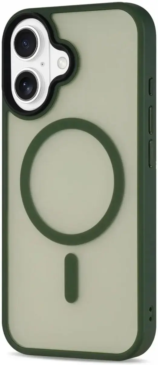 Selected by GSMpunt.nl iPhone 16 Plus Hoesje - Matte Groen - MagSafe - afbeelding 6 van 6