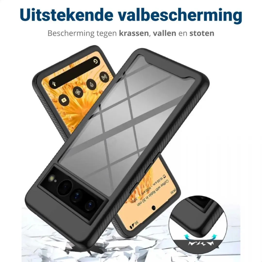 Google Pixel 7 Pro Hoesje Zwart
