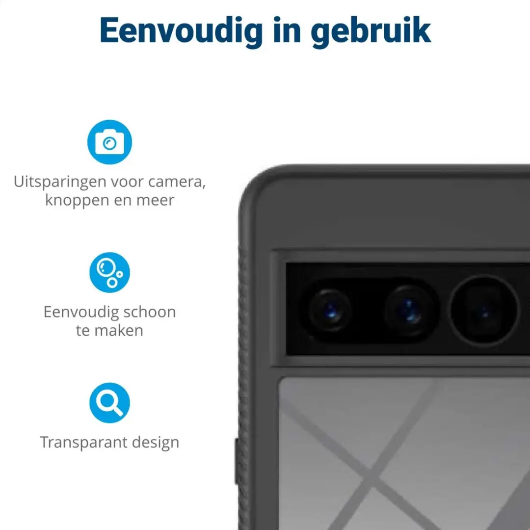 Google Pixel 7 Pro Hoesje Zwart