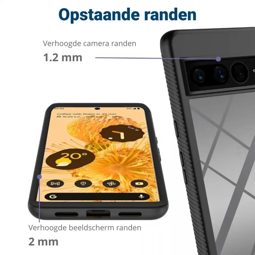 Google Pixel 7 Pro Hoesje Zwart