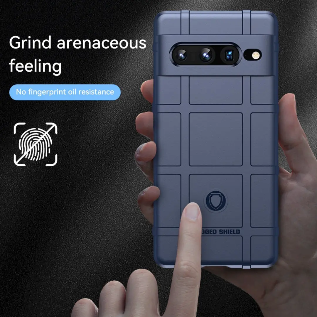 Selected Rugged Shield Hoesje Google Pixel 7 Pro - Blauw - afbeelding 6 van 6
