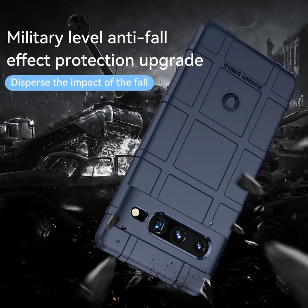 Selected Rugged Shield Hoesje Google Pixel 7 Pro - Blauw