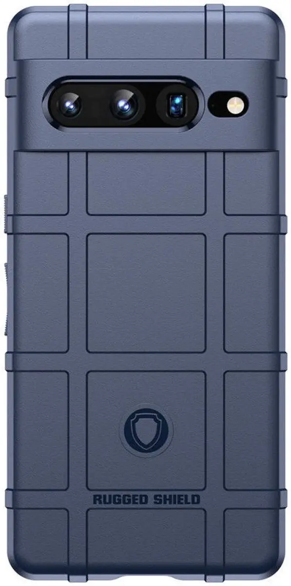 Selected Rugged Shield Hoesje Google Pixel 7 Pro - Blauw