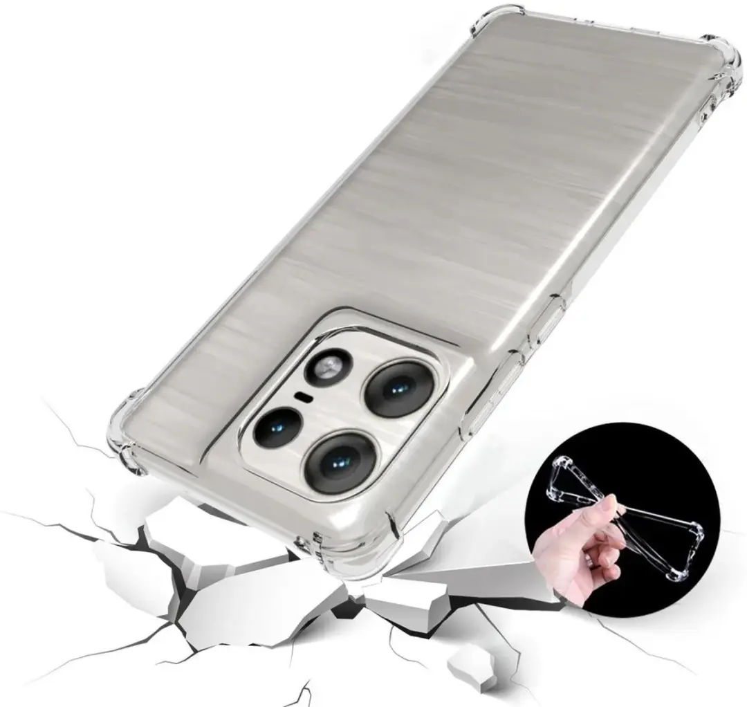Selected Transparant Hoesje Motorola Edge 50 Pro - Schokbestendig
