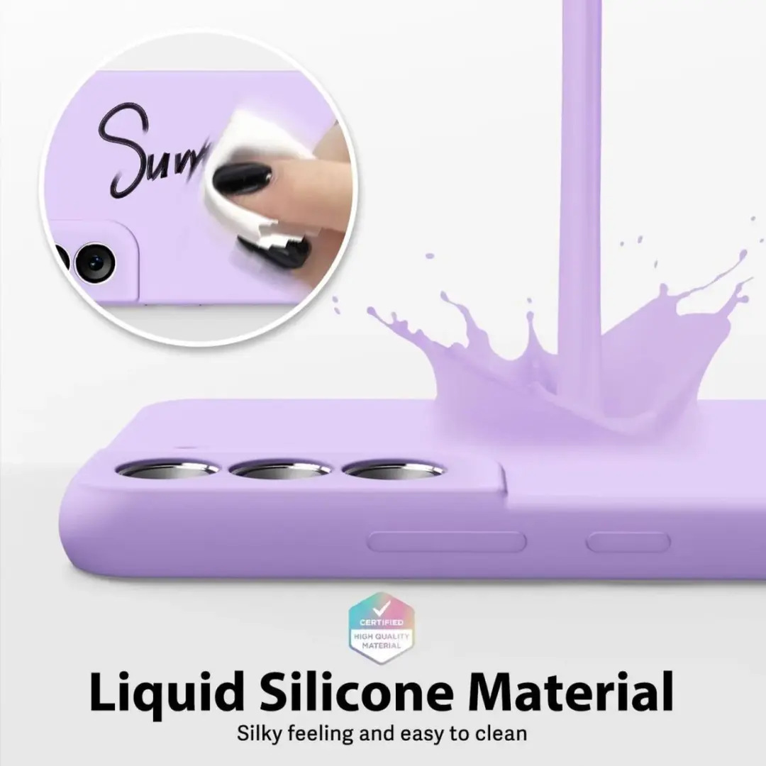 Selected by GSMpunt Samsung Galaxy S22 Hoesje - Lila - Dun TPU