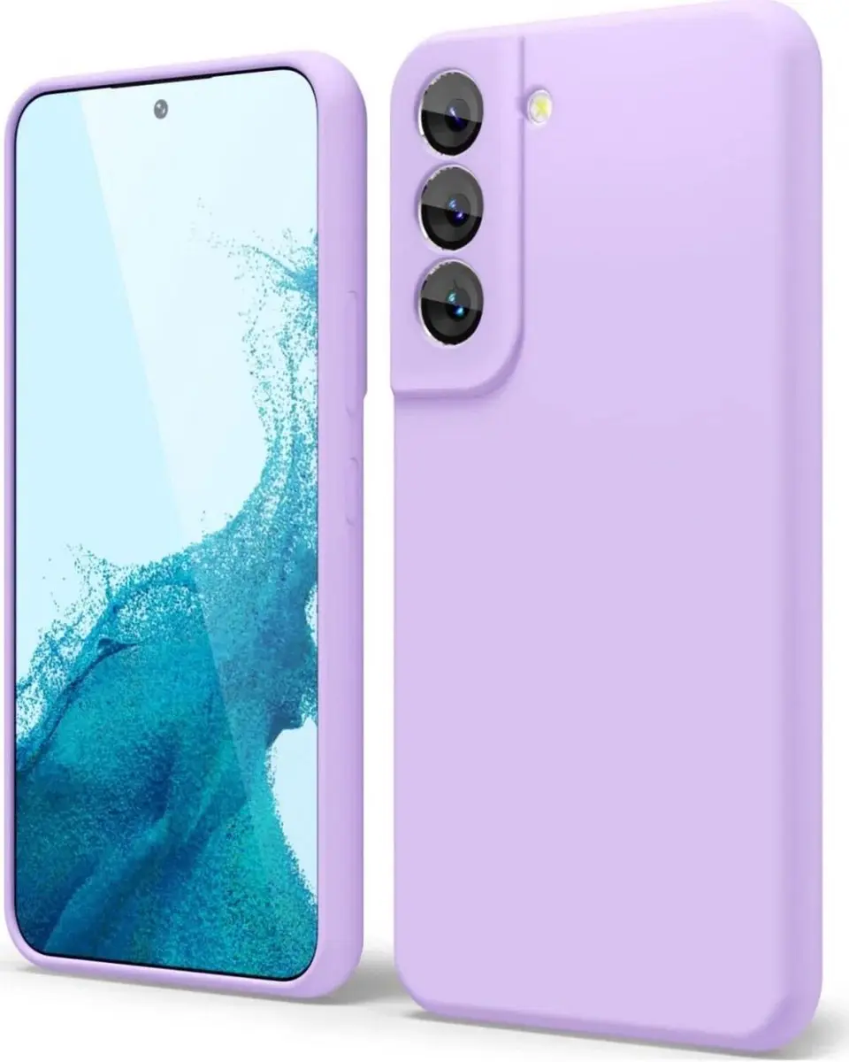 Selected by GSMpunt Samsung Galaxy S22 Hoesje - Lila - Dun TPU