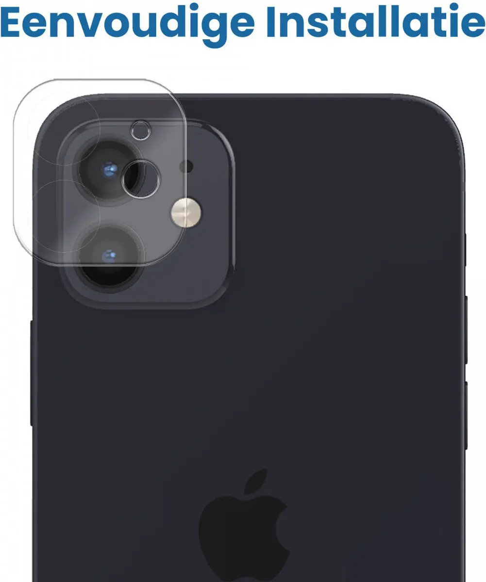 Selected Camera Lens Protector iPhone 12 - Transparant