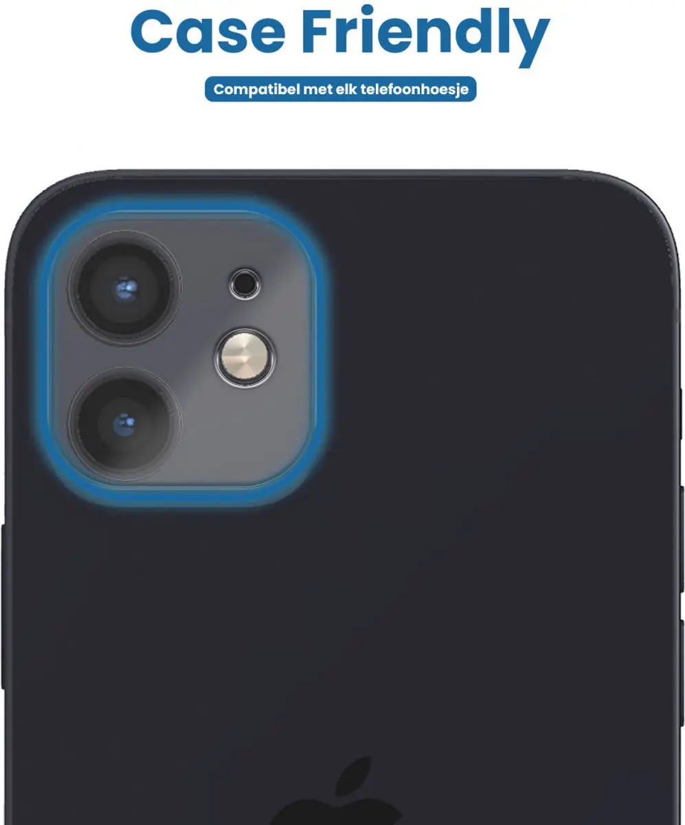 Selected Camera Lens Protector iPhone 12 - Transparant