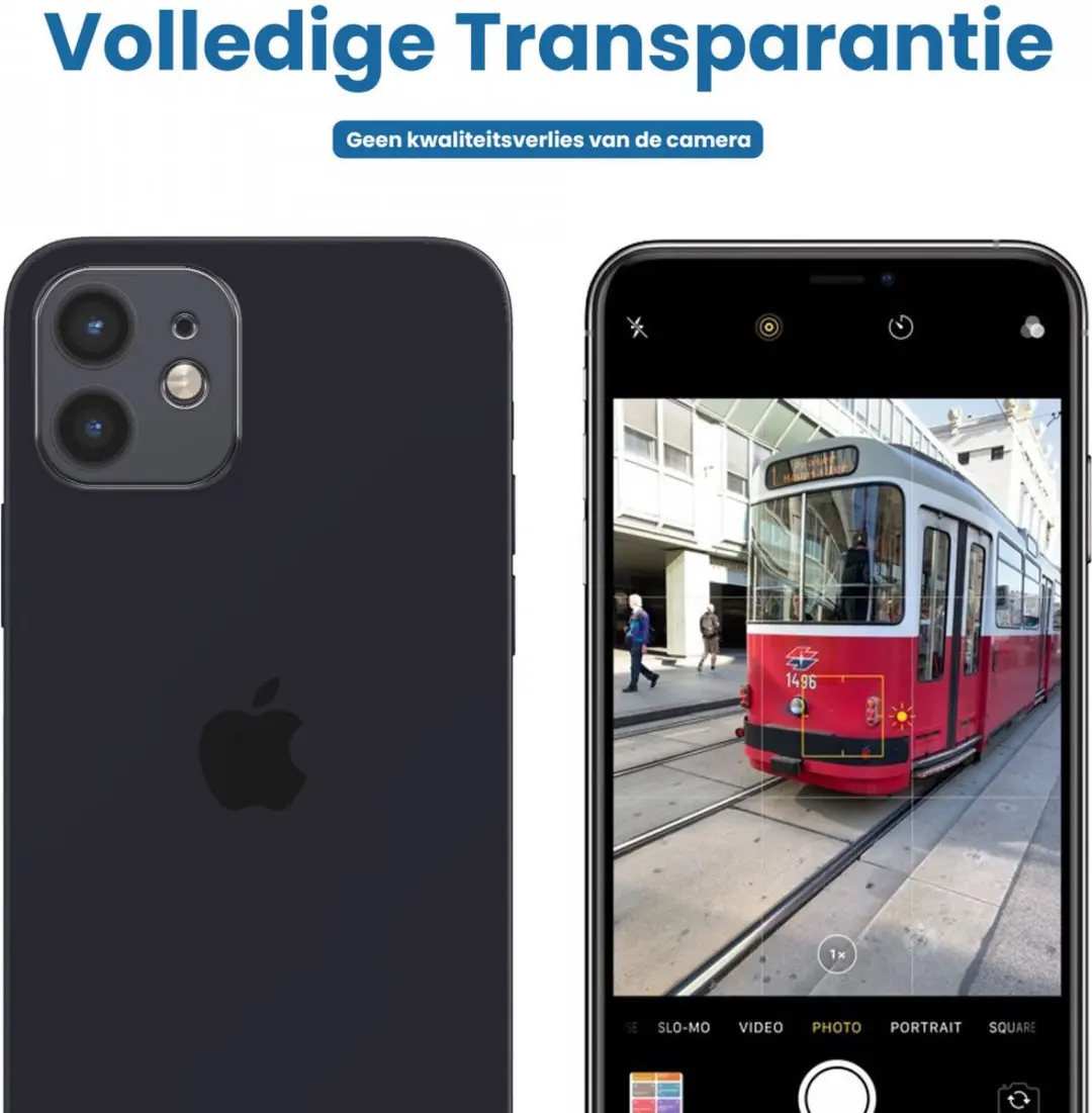 Selected Camera Lens Protector iPhone 12 - Transparant