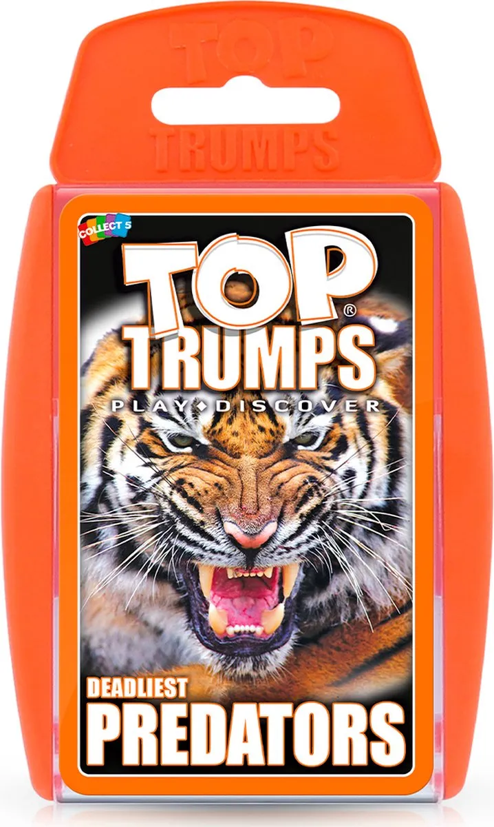 Winning Moves Predators Top Trumps Kaartspel