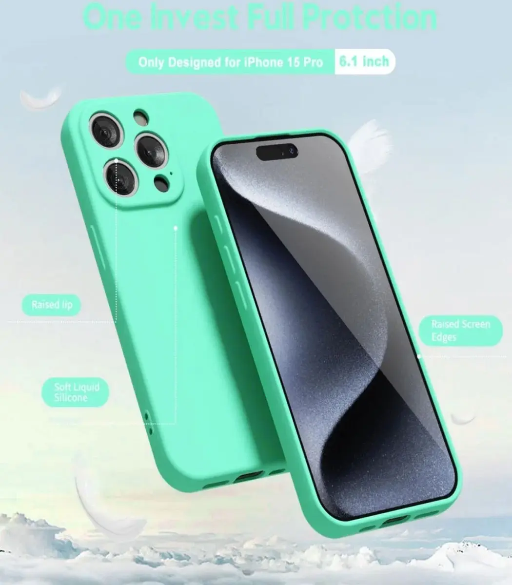 Selected by GSMpunt.nl iPhone 15 Pro Hoesje Blauw - Dun TPU