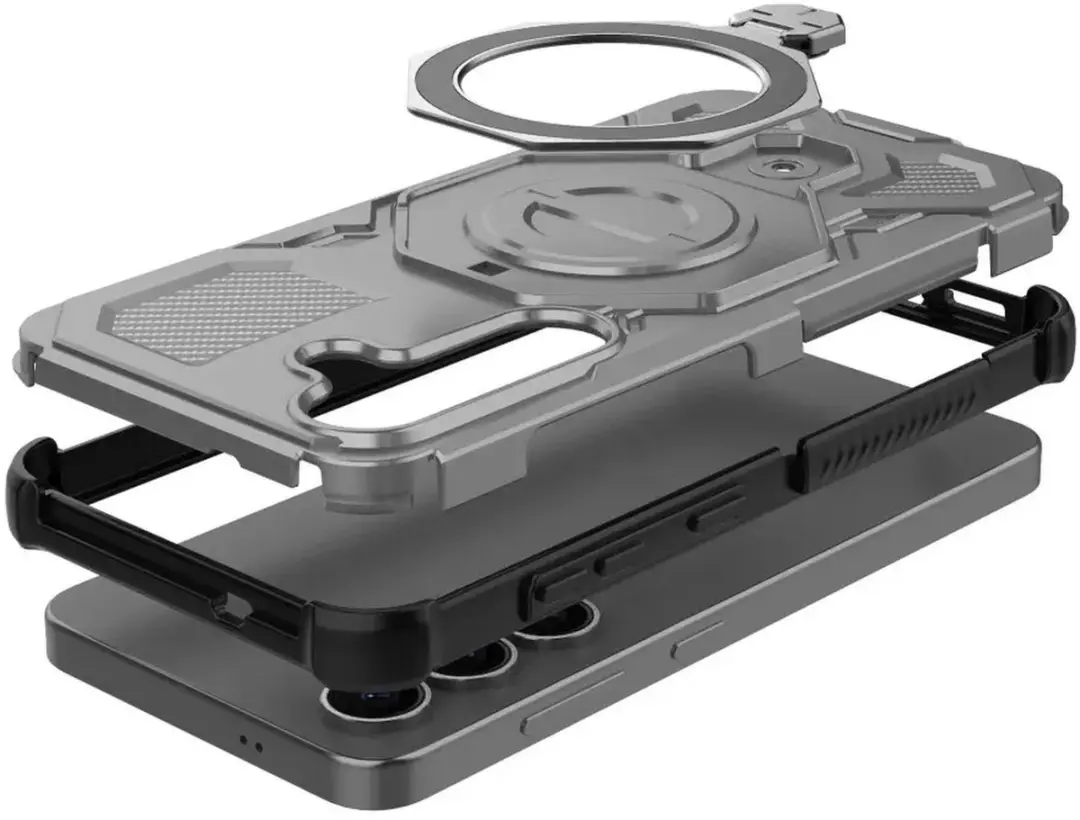 Selected Hoesje Samsung Galaxy S25 Plus - MagSafe Grijs