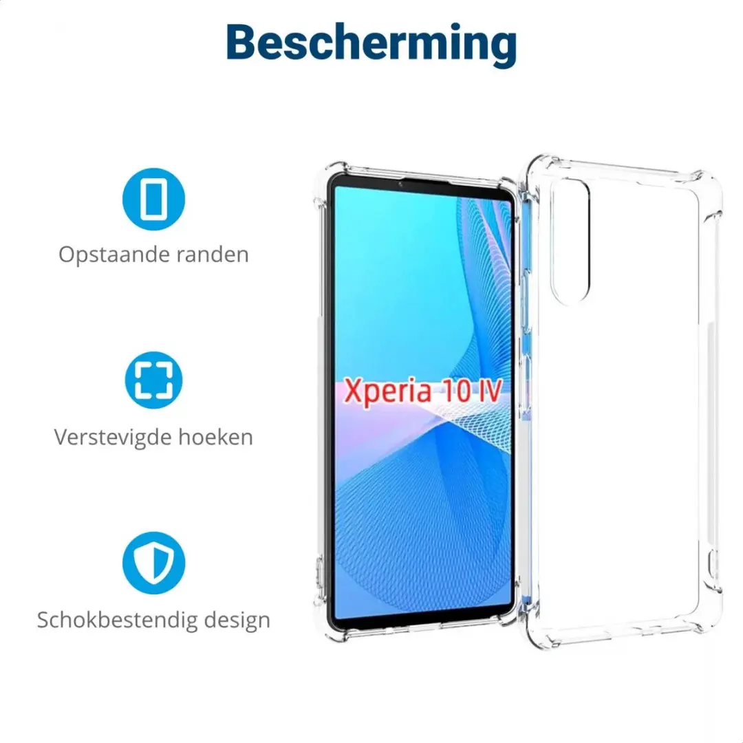 Sony Xperia 10 IV TPU Hoesje - Transparant