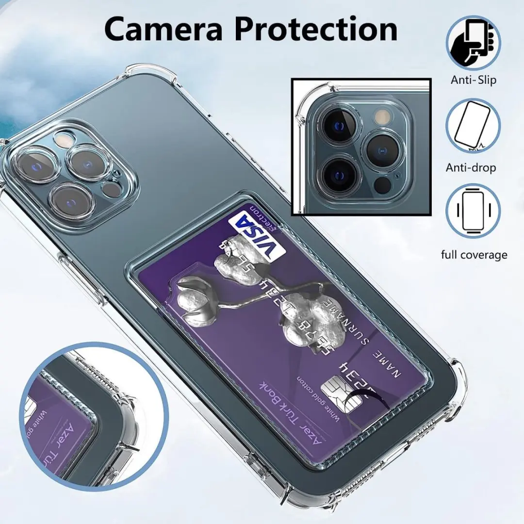 Selected Transparant TPU Hoesje iPhone 12 Pro Max - 1 Pasje