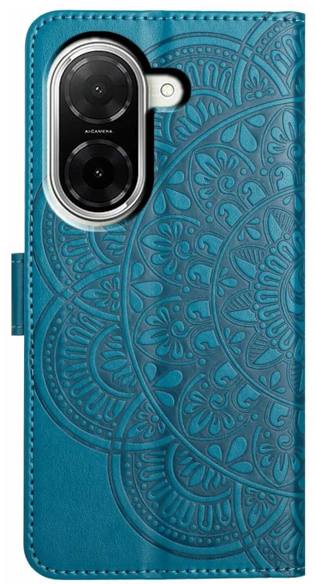 Selected Mandala Book Case Xiaomi Redmi A5 4G - Hoesje Blauw