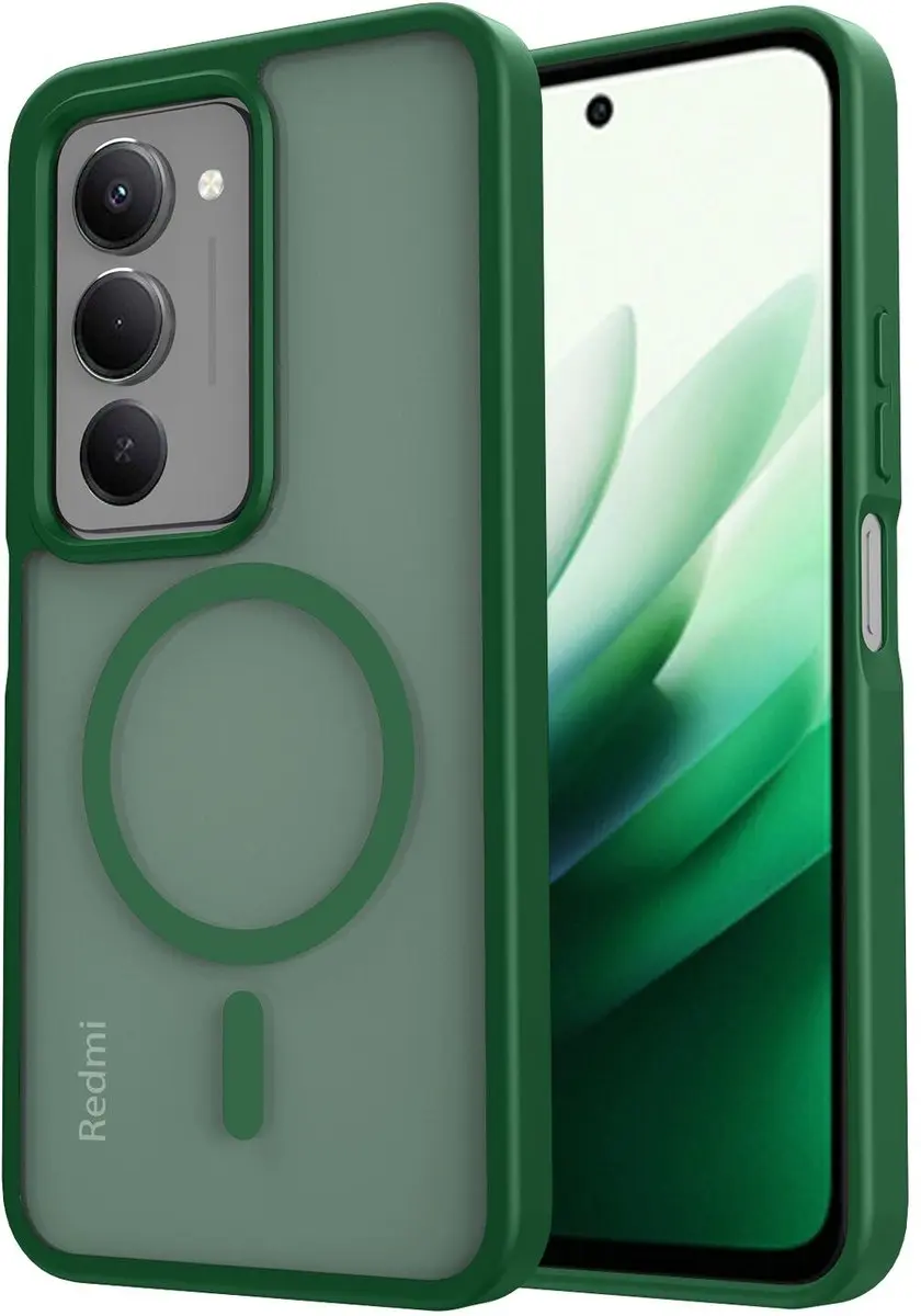 Selected Hoesje Xiaomi Redmi 15 MagSafe Groen