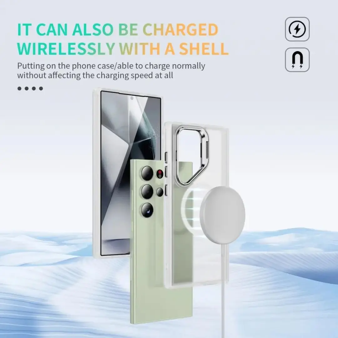 Selected Hoesje Samsung Galaxy S25 Ultra - MagSafe & Qi2 - Transparant