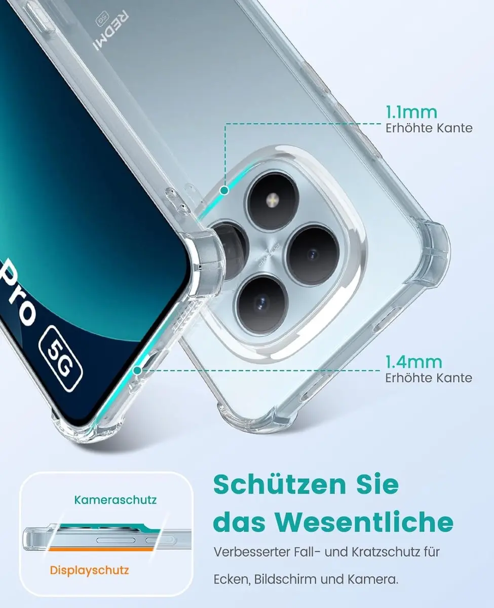 Selected Transparant Hoesje Xiaomi Redmi Note 15 Pro 5G - TPU - afbeelding 6 van 6