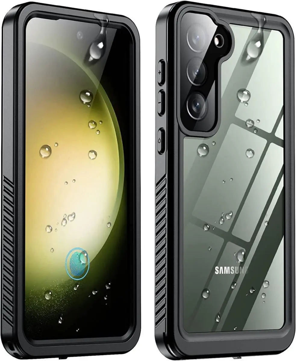 Selected SBG Outdoor Case Waterdicht voor Samsung Galaxy S23 - IP68 - Zwart/Transparant