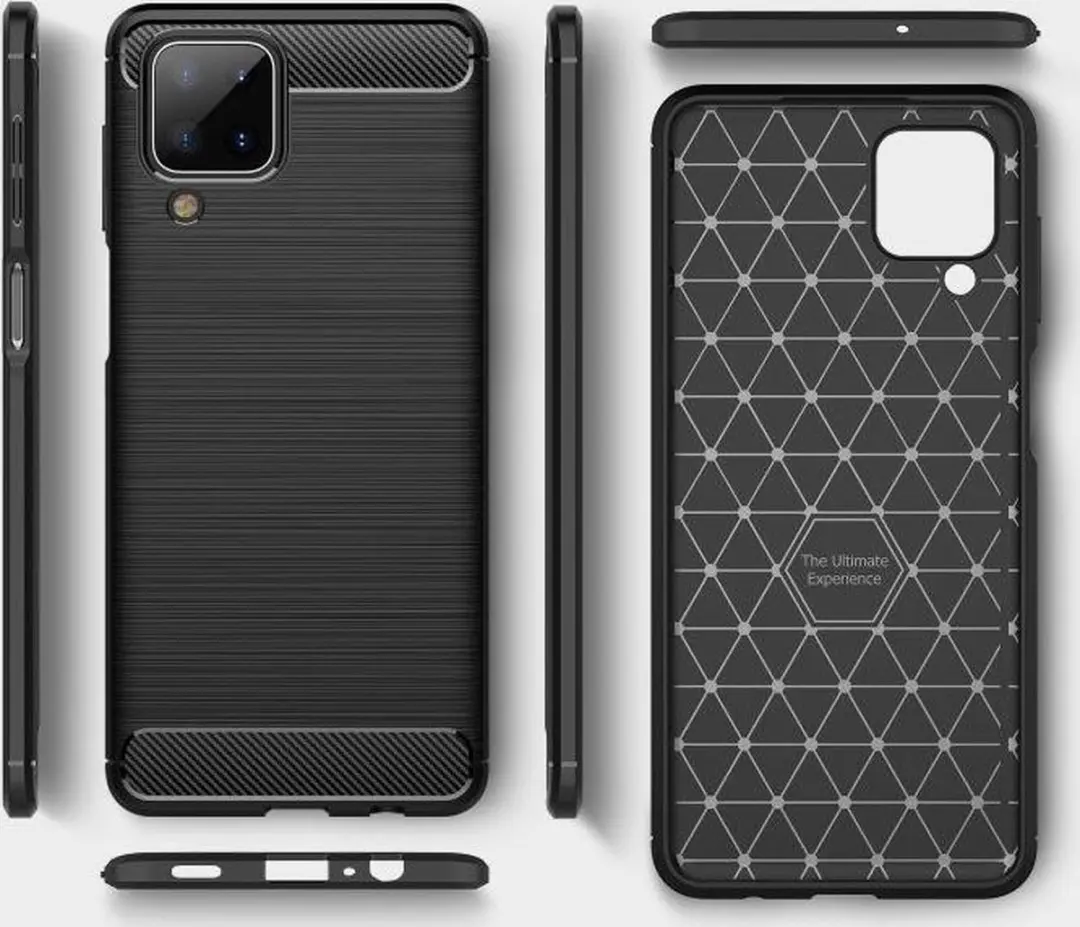 Selected TPU Hoesje Samsung Galaxy A12 - Zwart