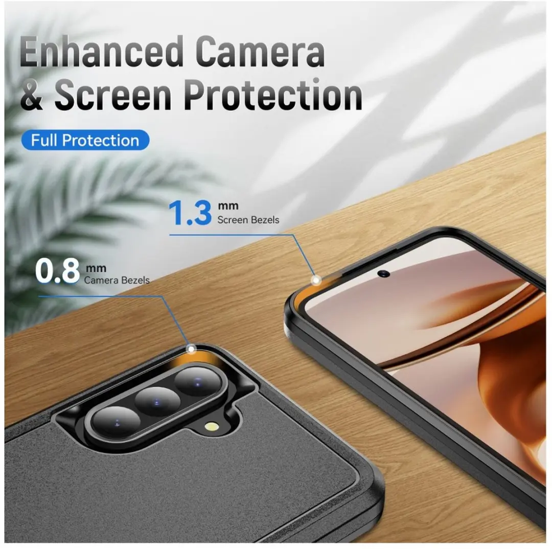 Selected Schokbestendige Rugged Hoes Samsung Galaxy A35 - Zwart