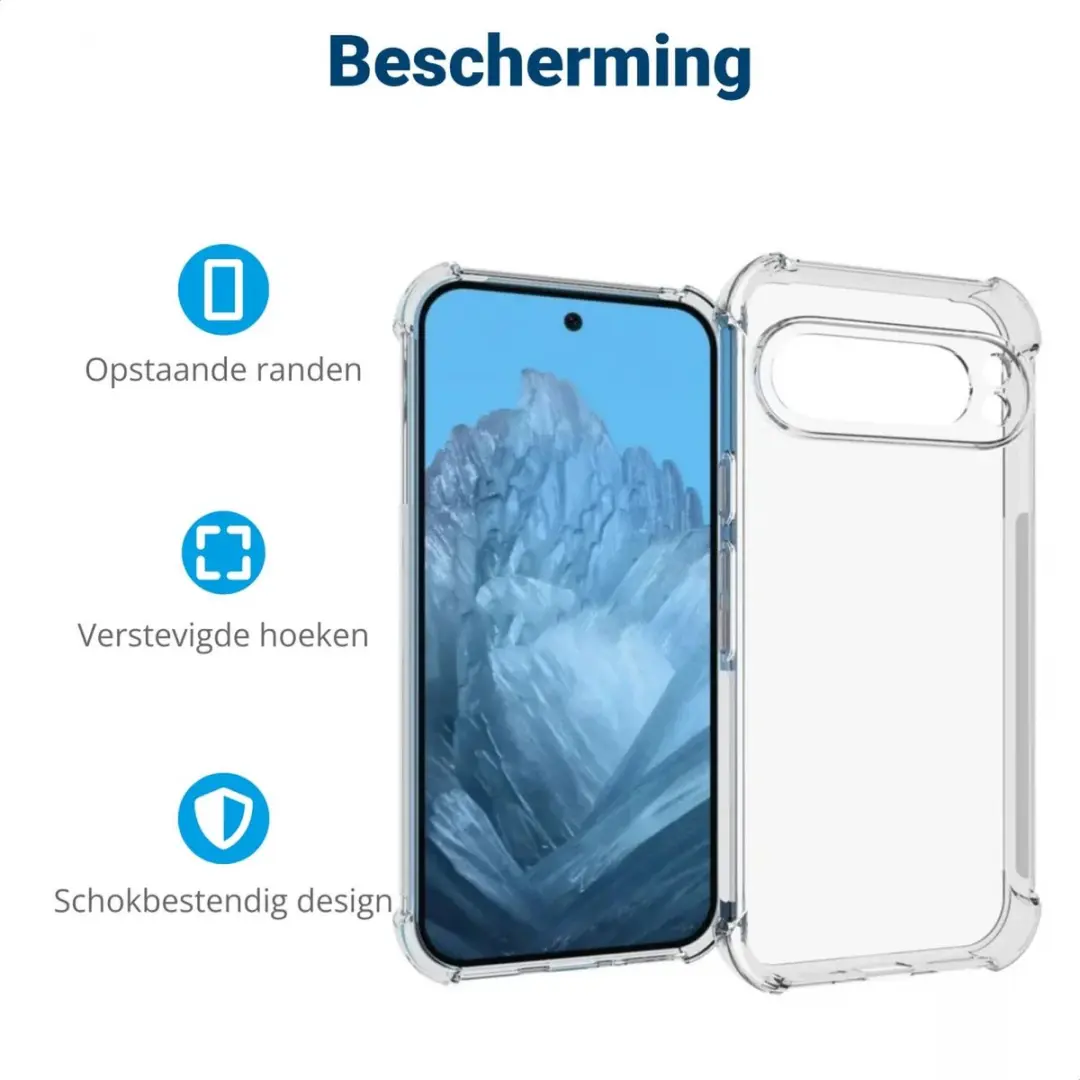 Selected Transparant Hoesje Google Pixel 9 - Schokbestendig - afbeelding 6 van 6