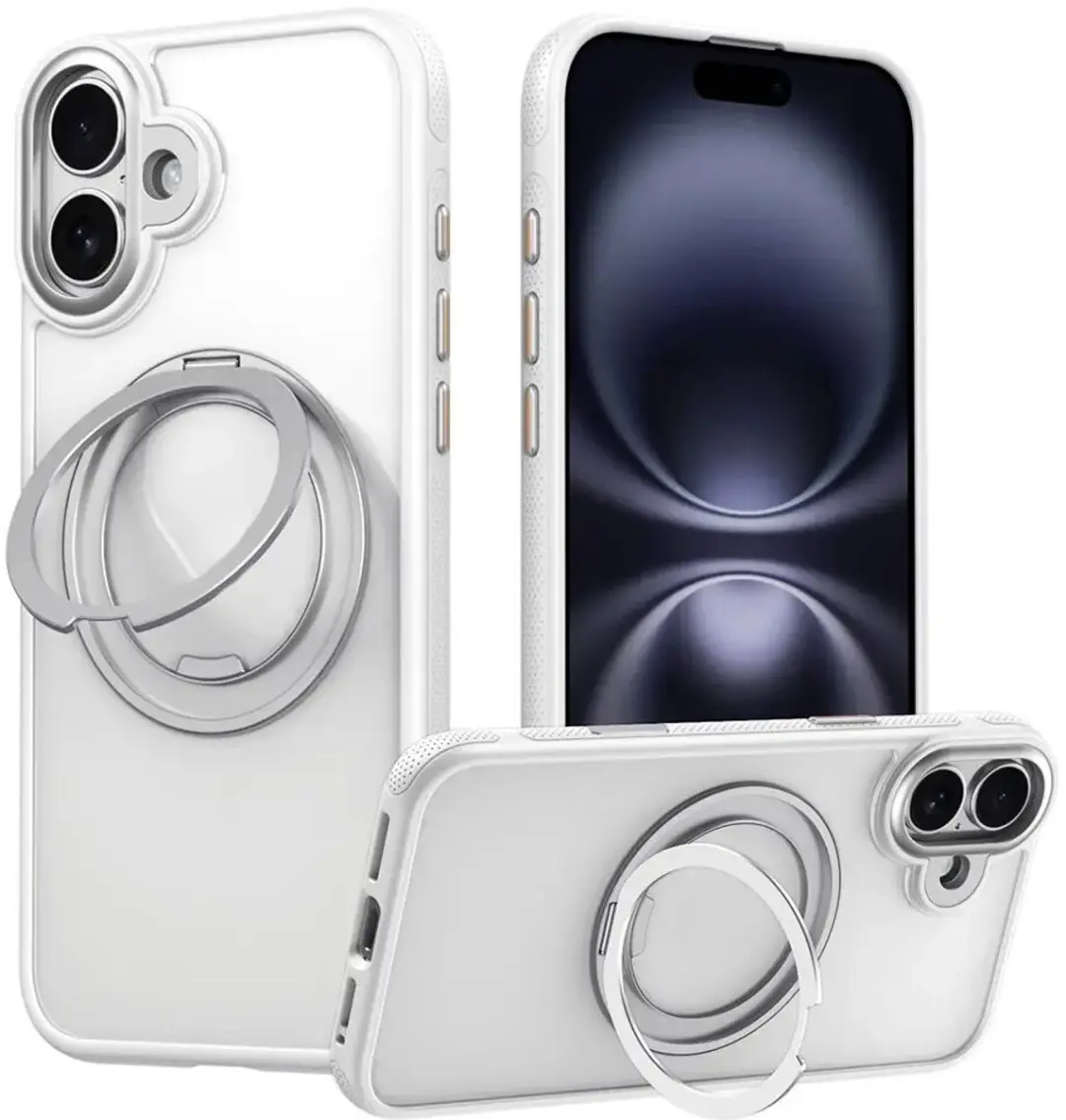 Selected Premium Hoesje Apple iPhone 16 MagSafe Kickstand - Wit