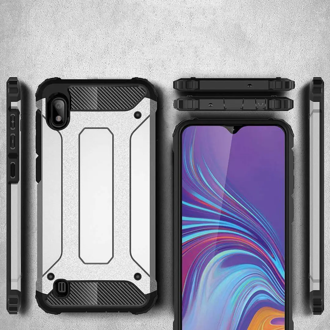 Selected by GSMpunt Samsung Galaxy A10 Hybride Hoesje - Schokbestendig - Zwart - afbeelding 6 van 6