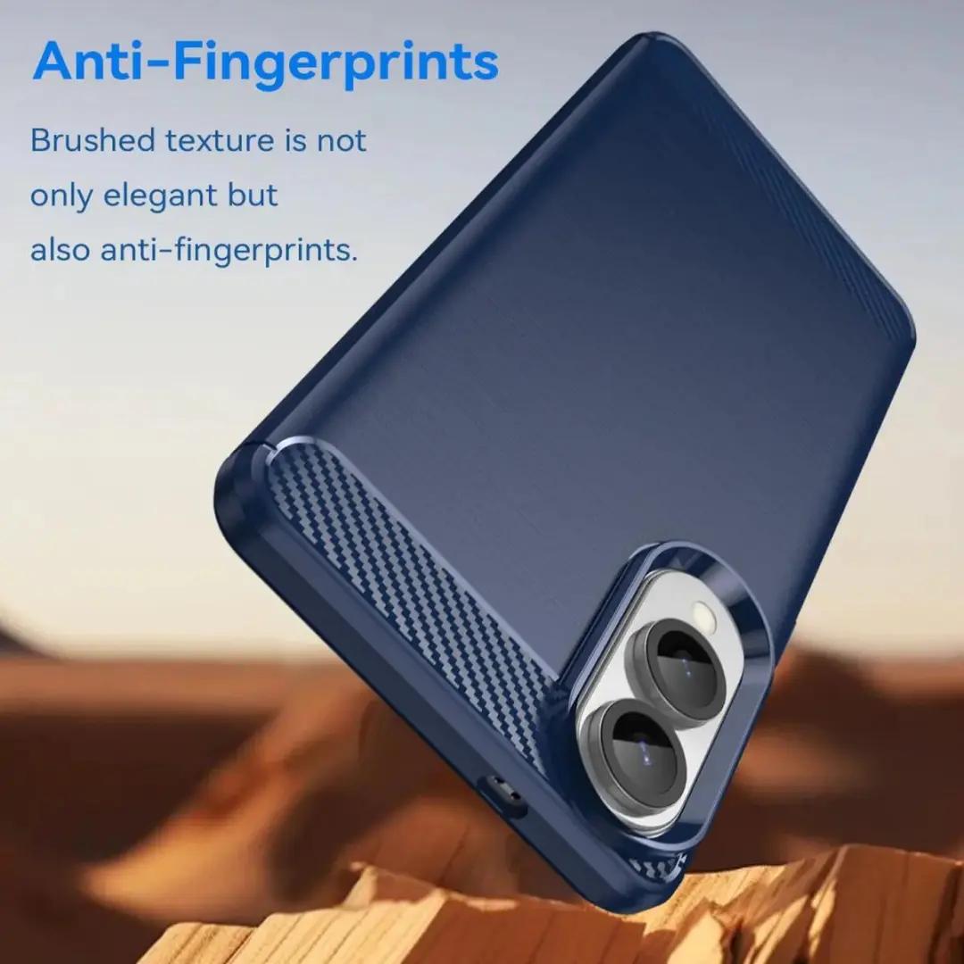 Selected TPU Hoesje Samsung Galaxy S25 Edge - Blauw