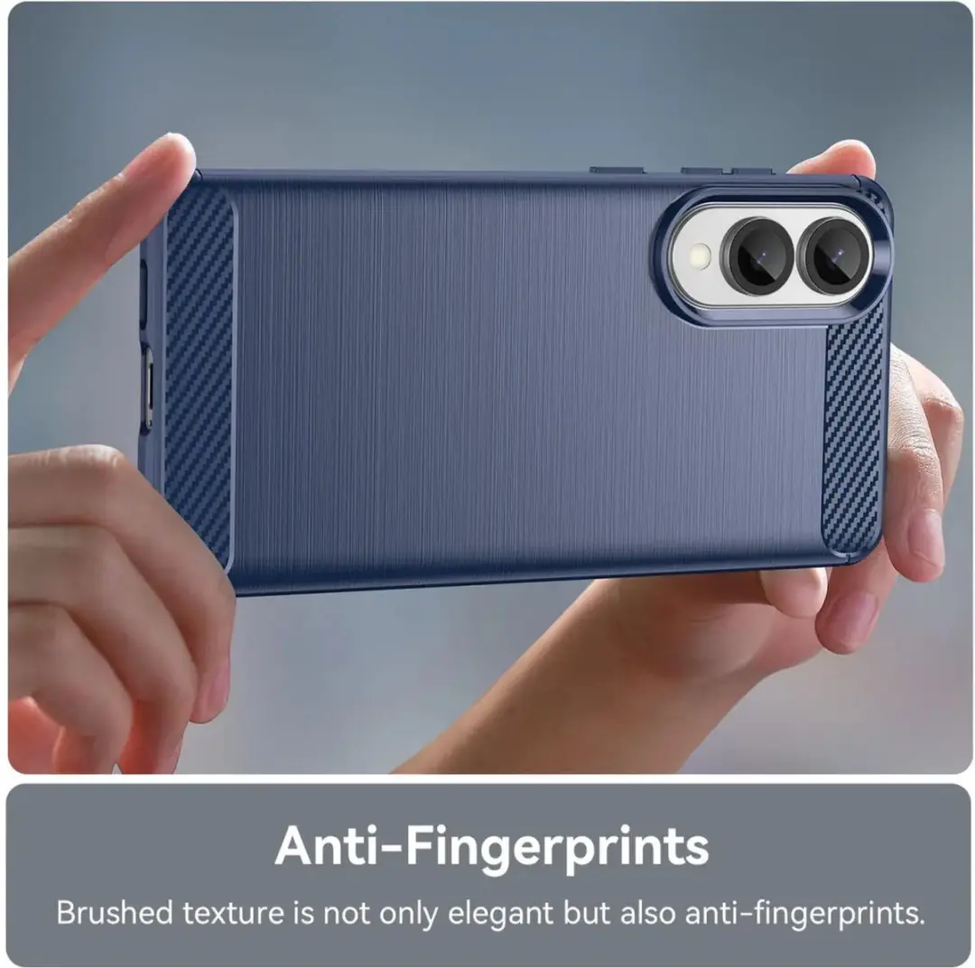 Selected TPU Hoesje Samsung Galaxy S25 Edge - Blauw