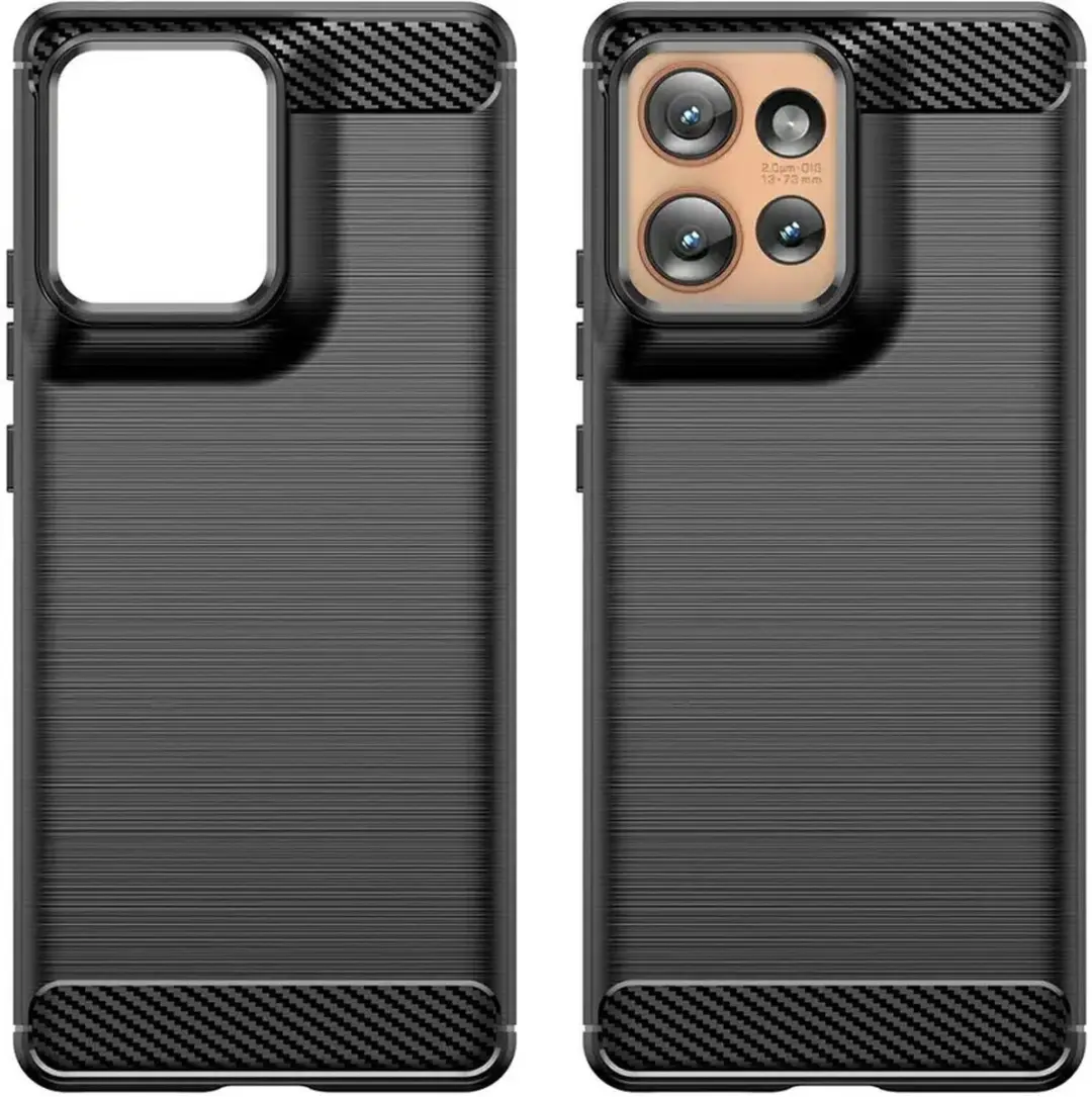 Selected TPU Hoesje Motorola Edge 50 - Zwart