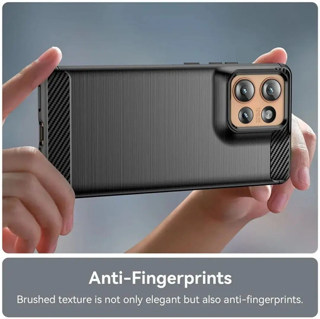 Selected TPU Hoesje Motorola Edge 50 - Zwart