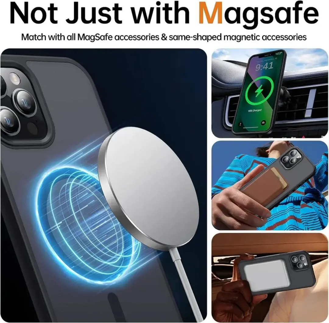 Selected Apple iPhone 12 Pro Max MagSafe Hoesje - Oranje - afbeelding 6 van 6