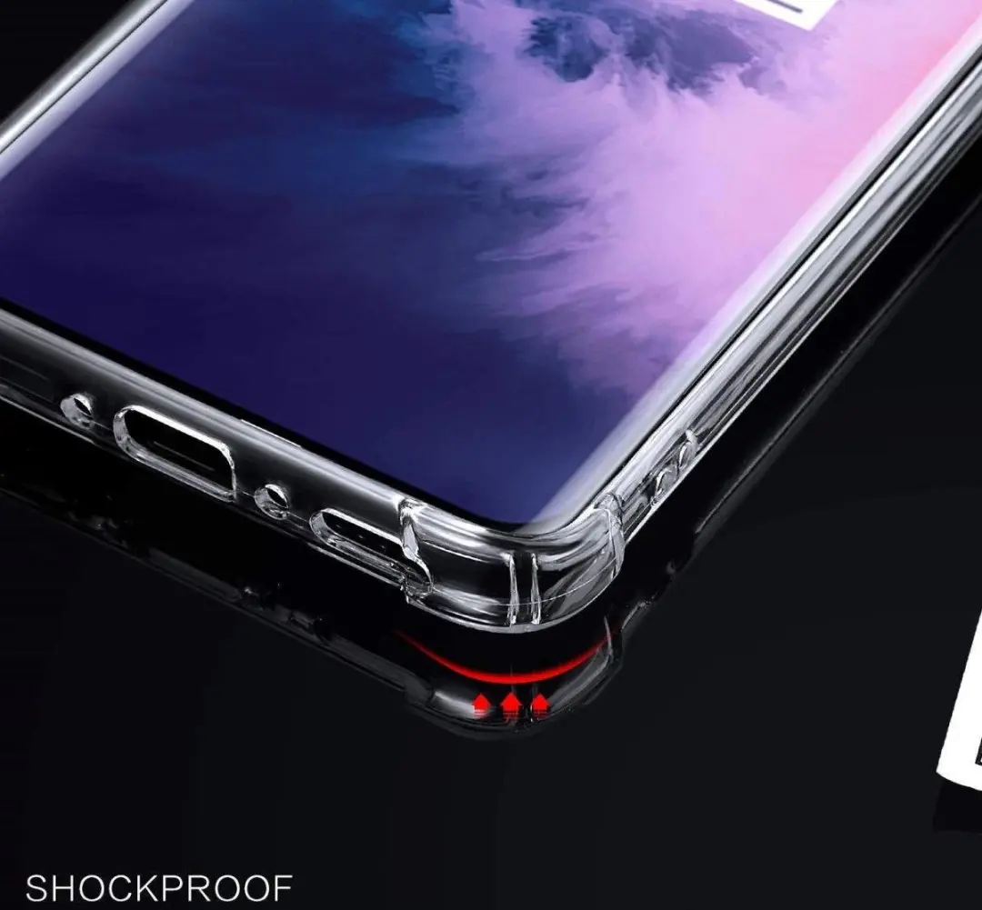 OnePlus 7 Pro Schokbestendig Hoesje - Transparant