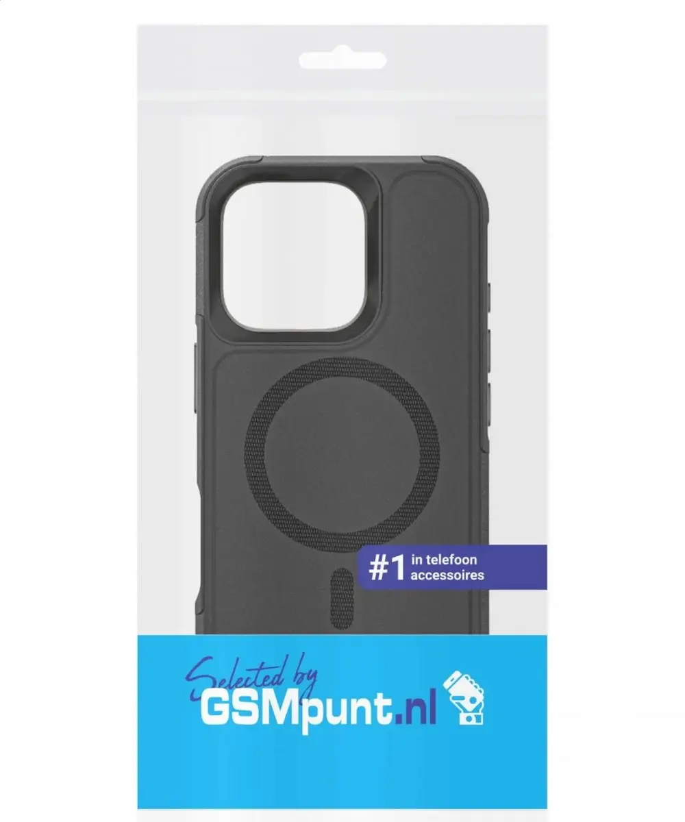 Selected by GSMpunt.nl iPhone 16 Pro Max MagSafe Hoesje - Dual-Layer Zwart - afbeelding 6 van 6