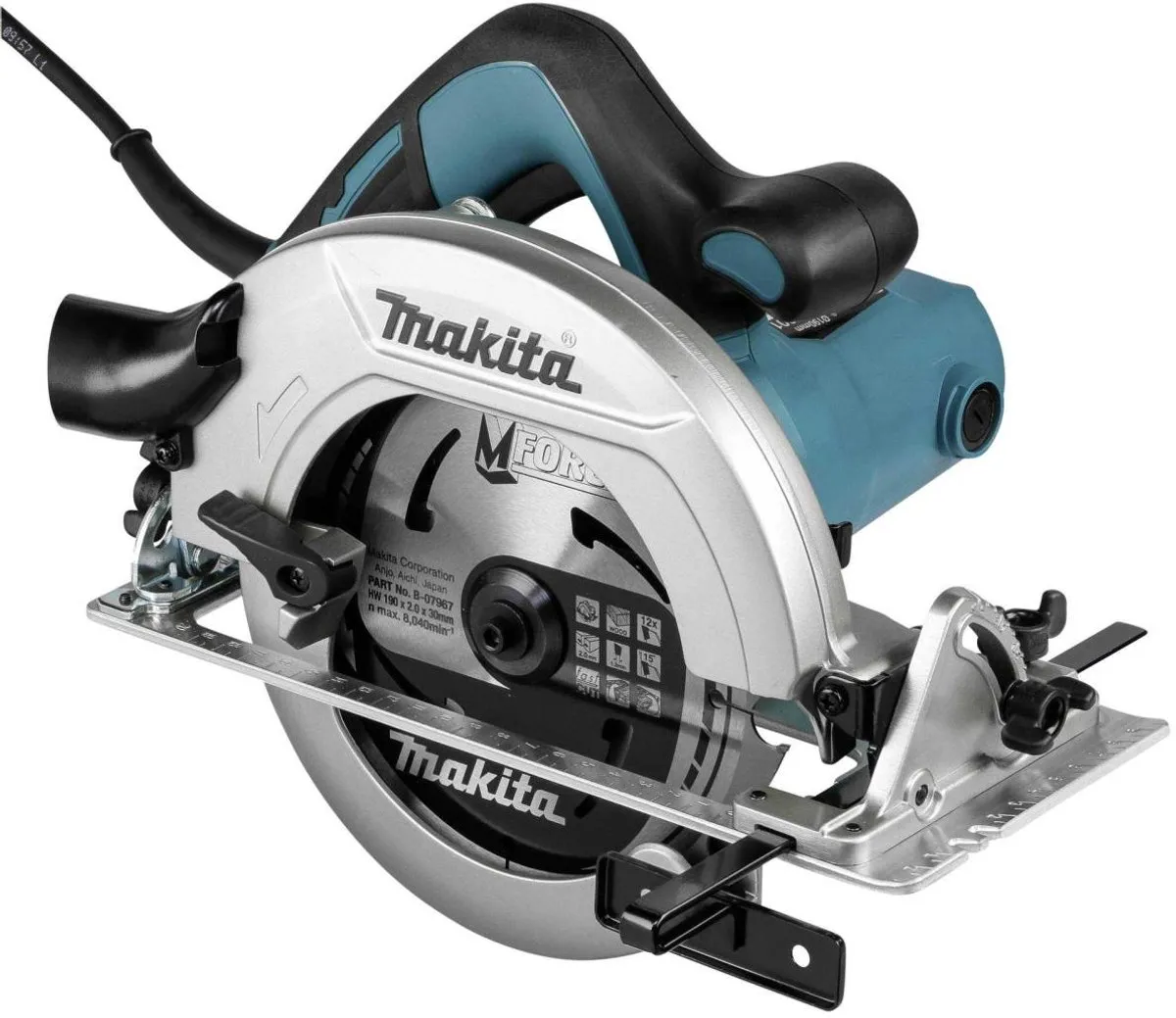 Makita HS7611J Cirkelzaagmachine 1600W - 190mm